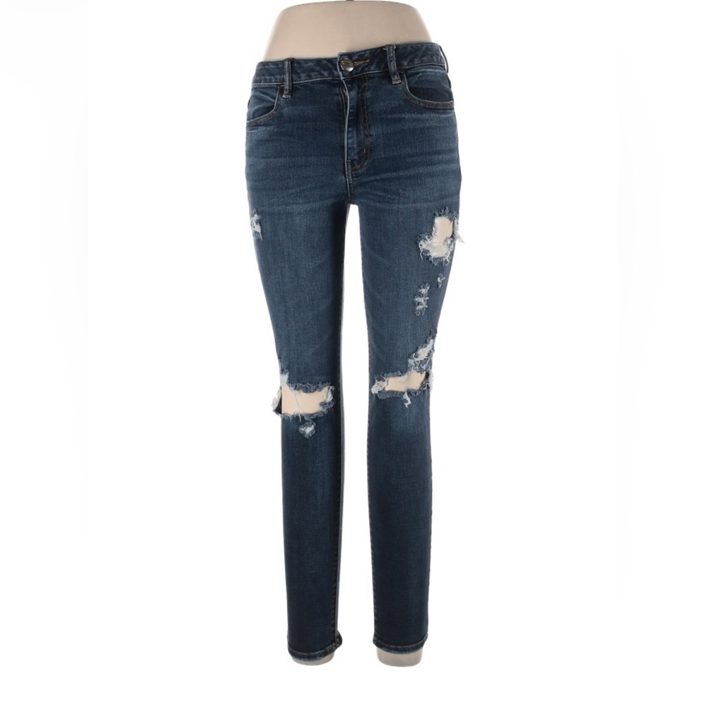 American Eagle Distresses Skinny Jeans